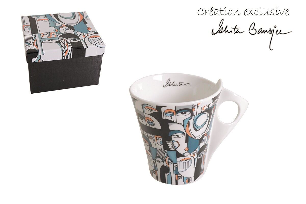 TAZZA IN PORCELLANA DA 300 ML – DESIGN CONTEMPORANEO