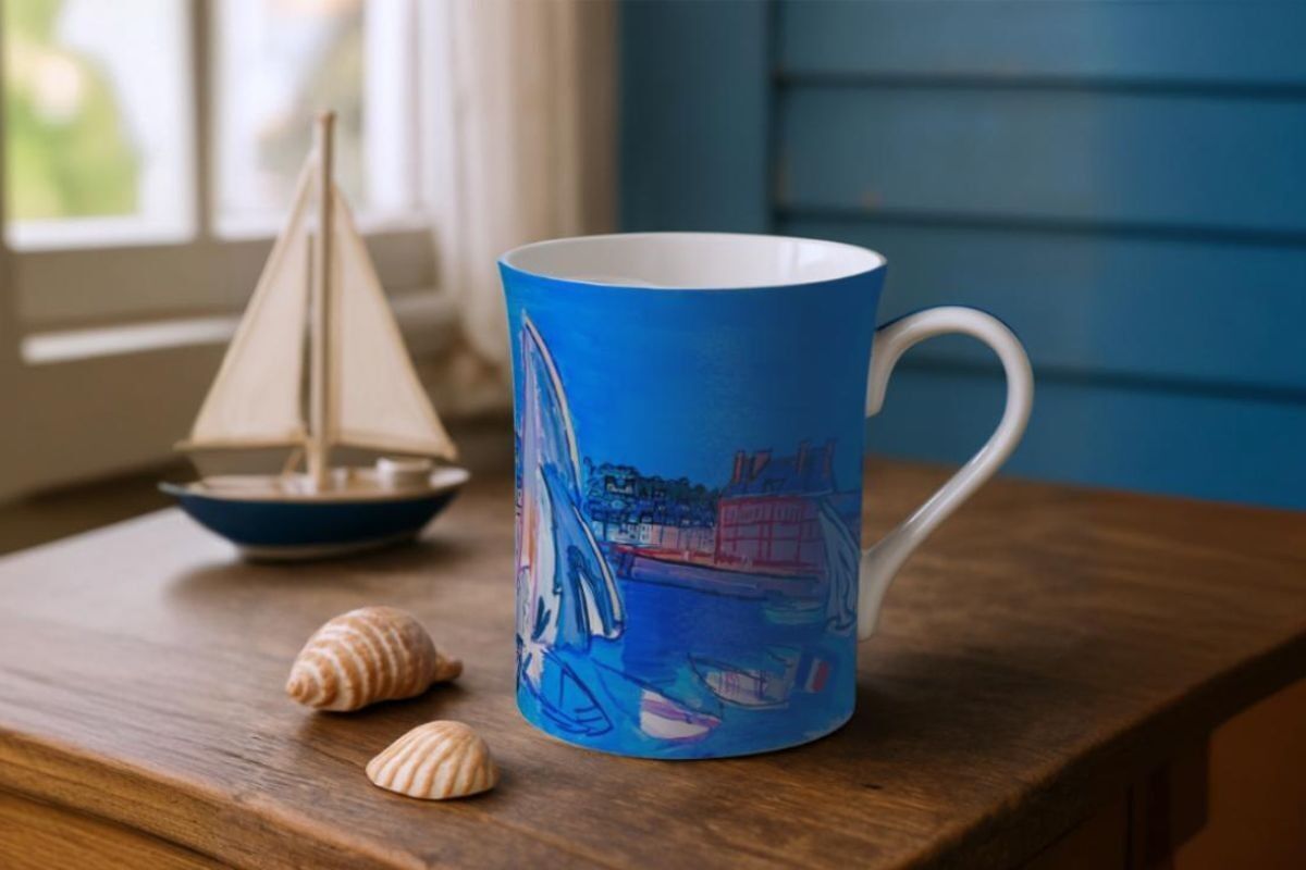 TAZZA IN PORCELLANA DA 300 ML – DRYING SAILS, DUFY