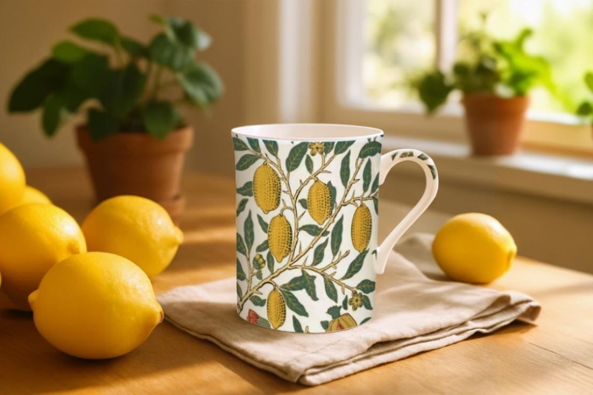 TAZZA IN PORCELLANA DA 300 ML – FRUTTA O MELOGRANO, W.MORRIS