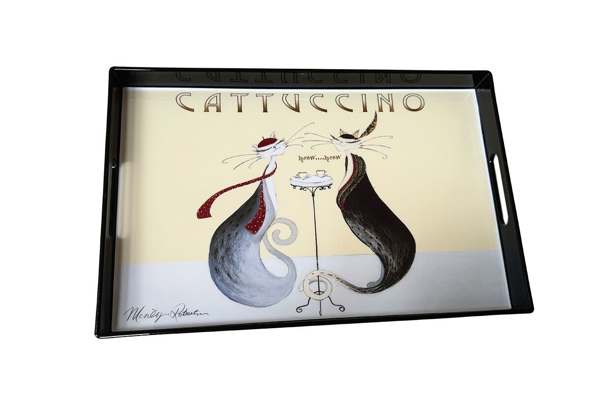 GM CATTUCCINO-CATITUDES VASSOIO RETTANGOLARE DI M.ROBERTSON - CASA