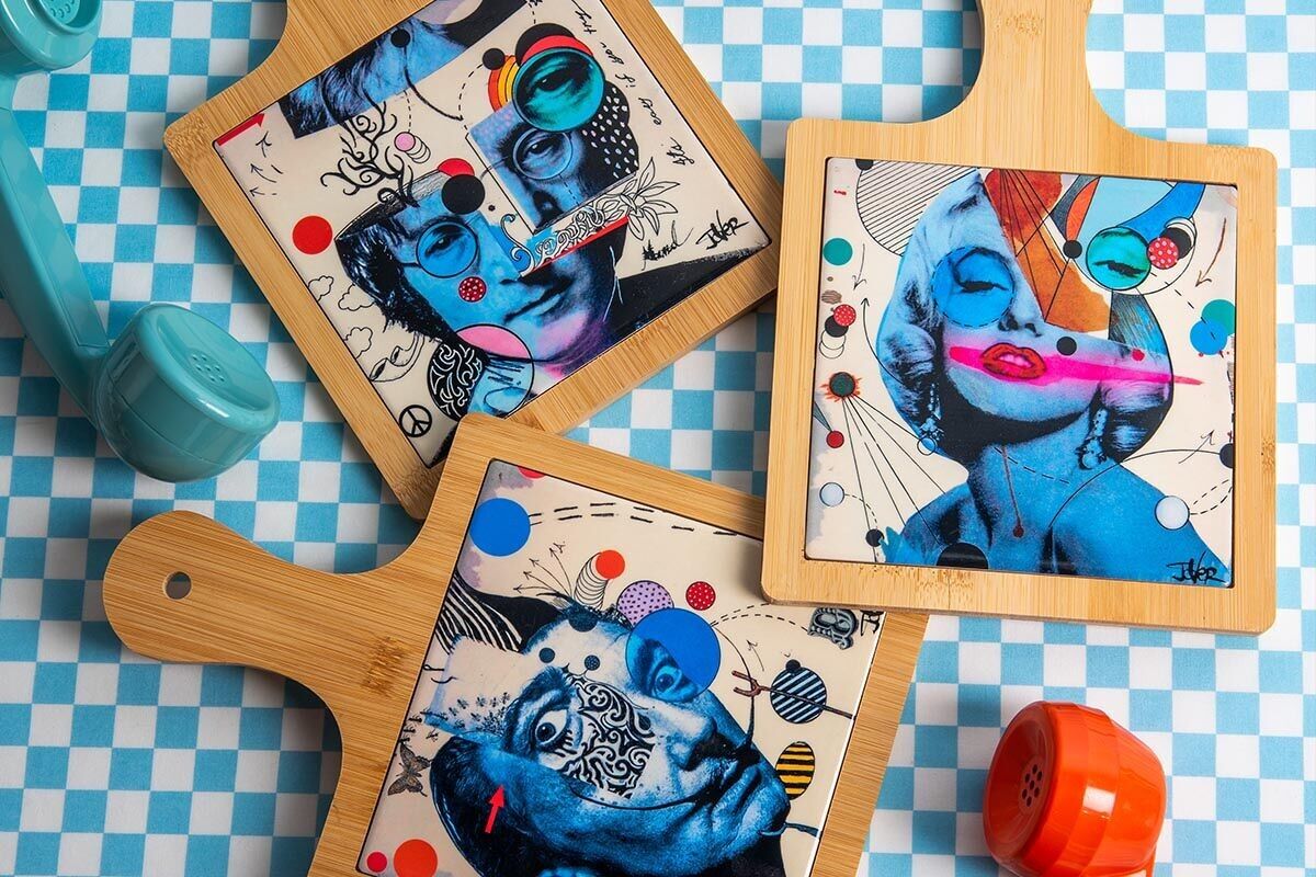 TRIVET L.JOVER - DALI LENNON MARYLIN - CASA