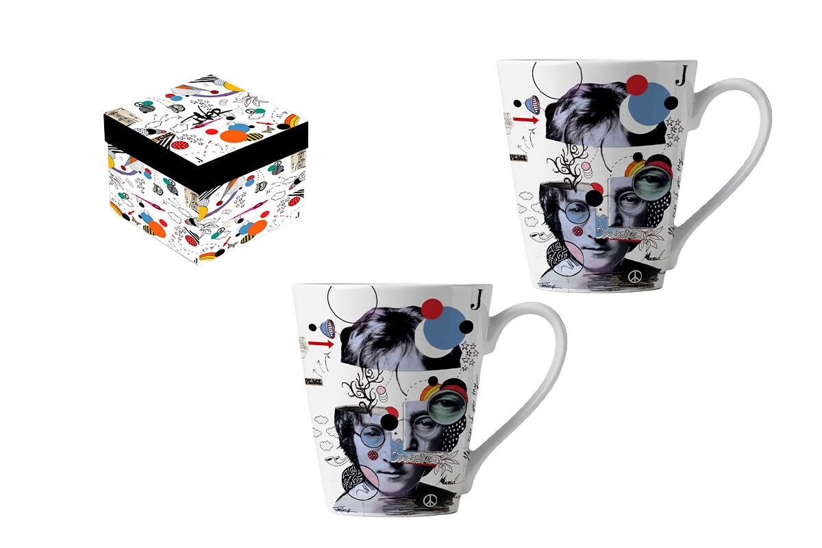 SET DI 2 TAZZE IN PORCELLANA 300 ML – LENNON, L.JOVER