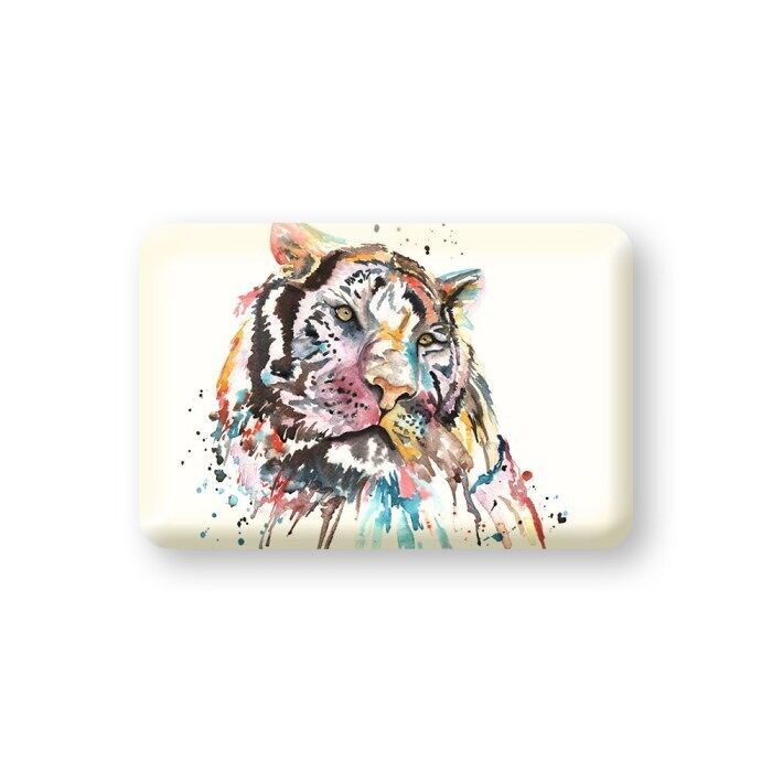 Magnete colorato a forma di tigre di Meg Hawkins