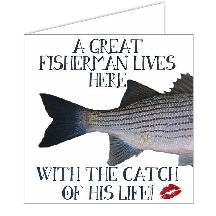 Fishy Tales Card - Un grande pescatore...