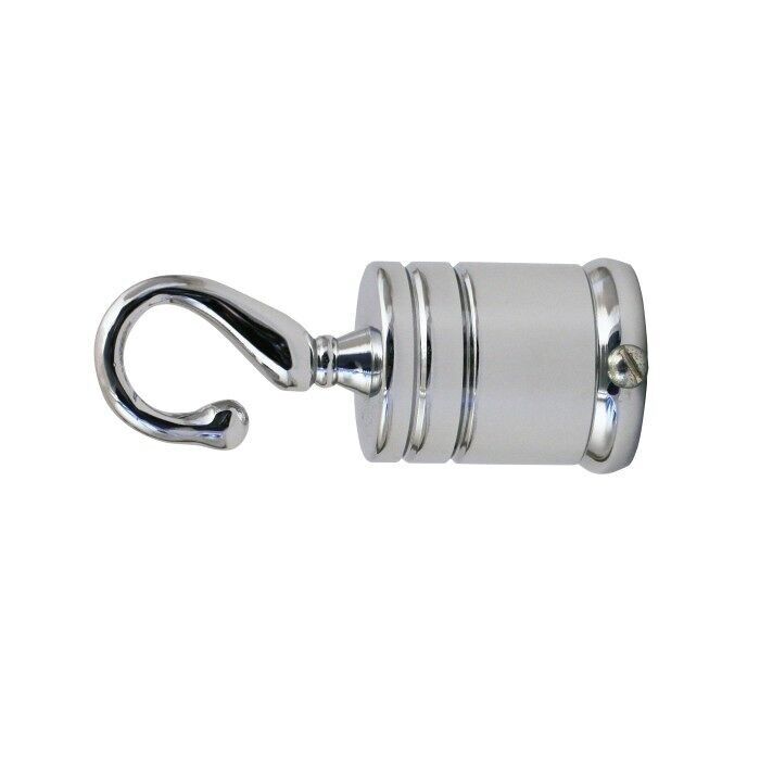 Gancio terminale cromato