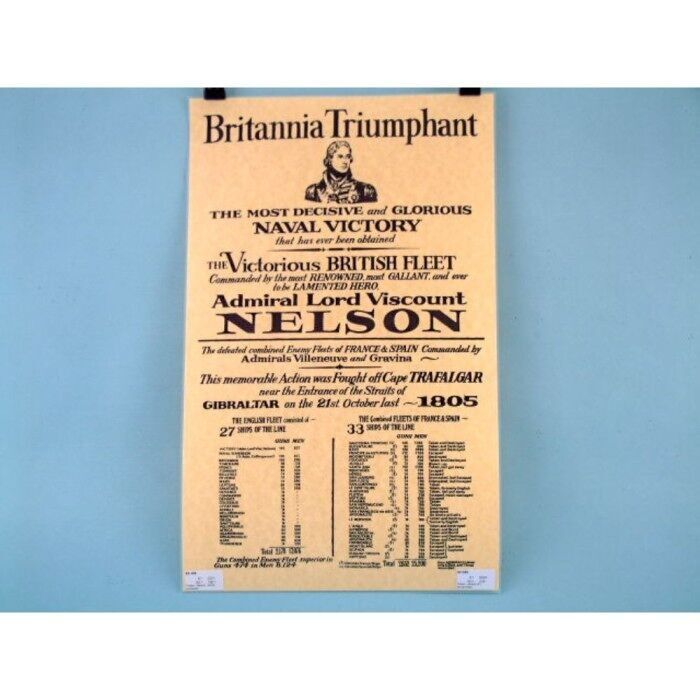 Poster Nelson, piatto 45x32cm