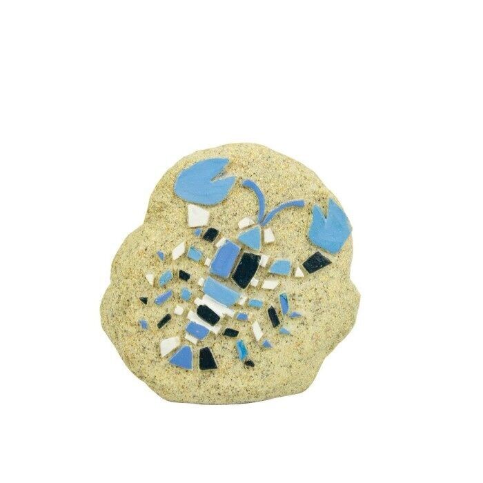 Aragosta in mosaico su roccia, 8 cm