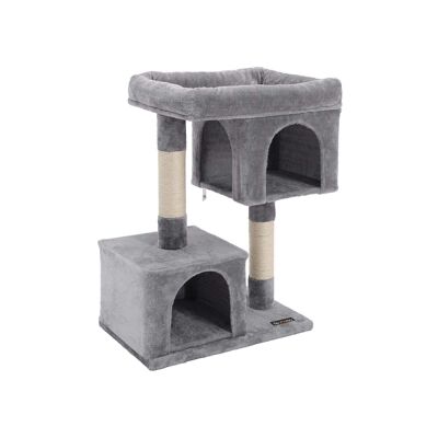 Kattenboom con 2 fori 84 cm lichtgrijs
