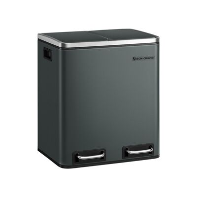 Metalen afvalbak 30 liter