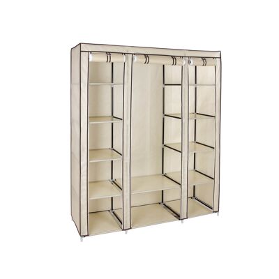 Kledingkast 175 x 150 cm Beige