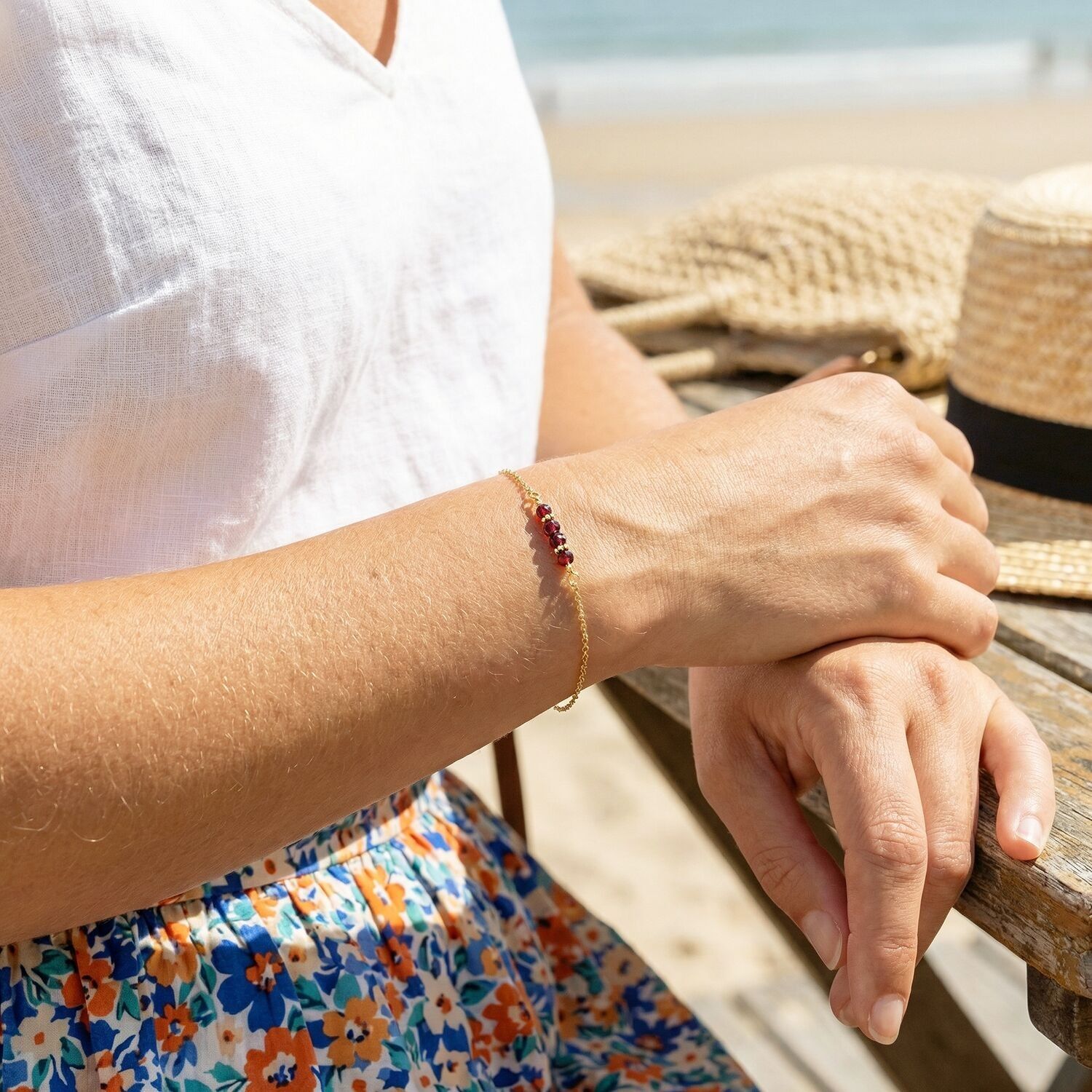 Mini RÊVE Garnet Bracelet