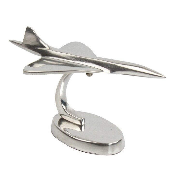 Scultura Concorde in alluminio, 16 cm