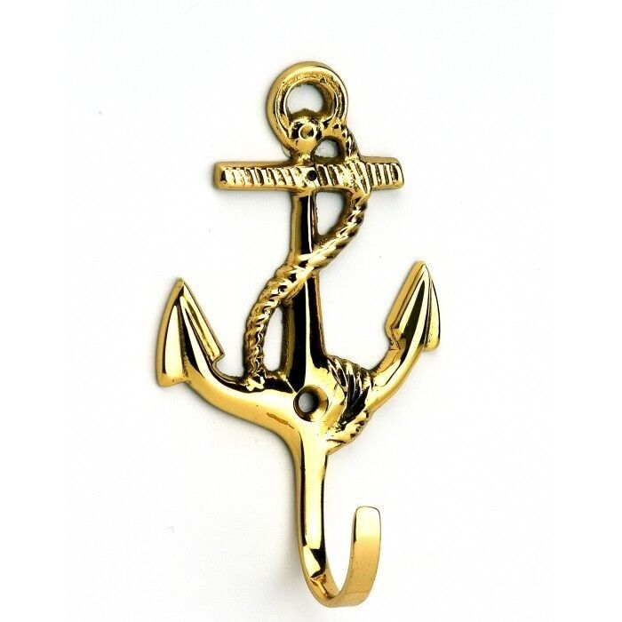 Gancio in ottone stile ancora (1)