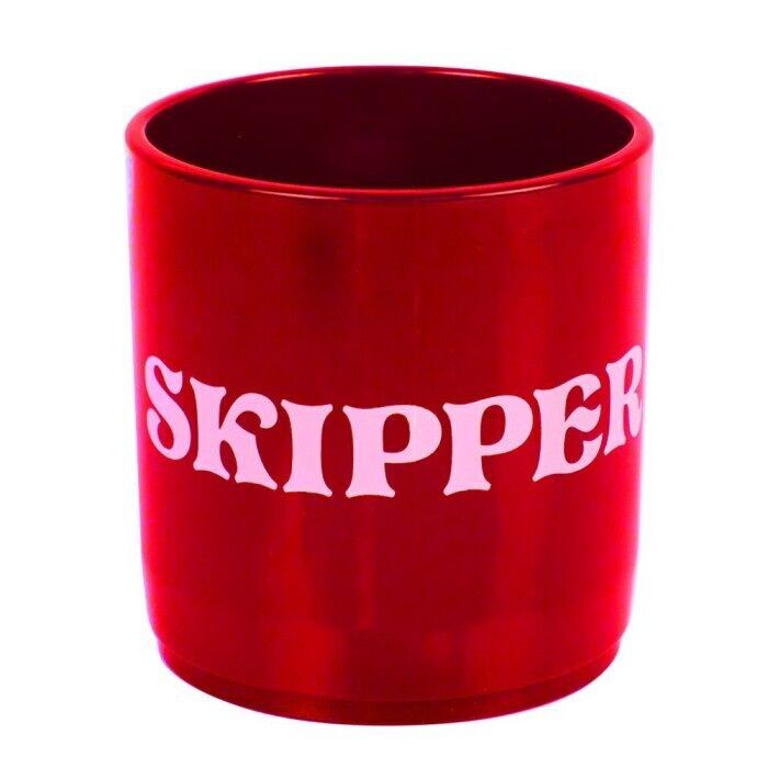 Tazza impilabile infrangibile "Skipper", rossa, 245 ml