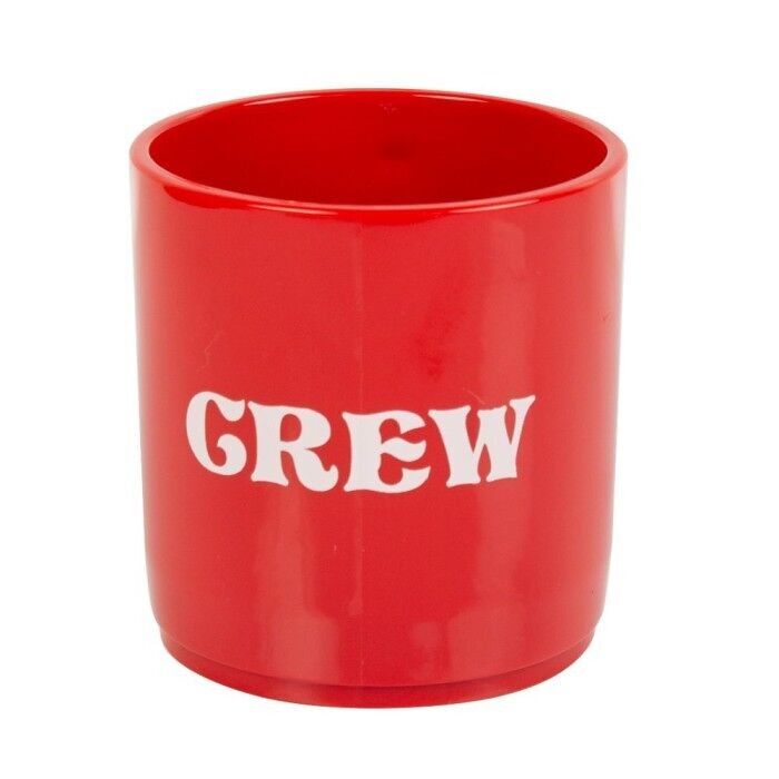 Tazza impilabile infrangibile "Crew", rossa, 245 ml