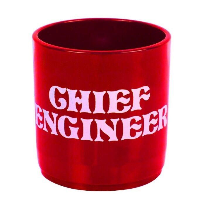 Tazza impilabile infrangibile "Chief Engineer", rossa, 245 ml