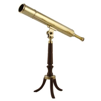 Telescopio de biblioteca, latón