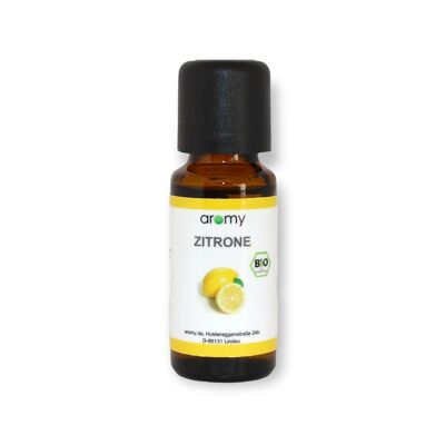 Ätherisches Zitronenöl BIO 20ml (citrus limonum) organic essential lemon oil