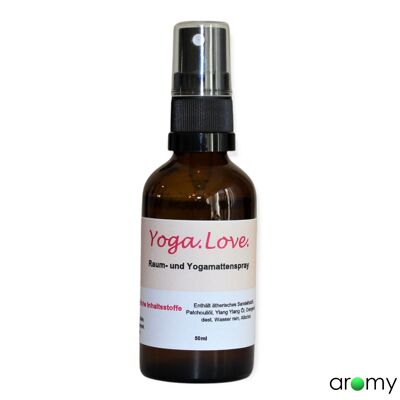 Yoga.Love. Raum- und Yogamattenspray 50ml, room and yoga mat spray