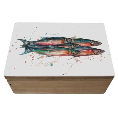 Caja de sardinas Meg Hawkins, 15 x 10 cm