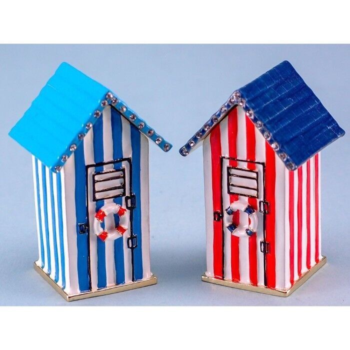 Capanna da spiaggia Cloisonné, 4x7 cm, 2 assortiti