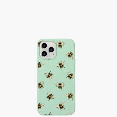 Eco-Friendly Phone Case For iPhone 12 Pro Max- Bee Green