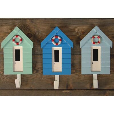 Ganci per cabine da spiaggia, 16 cm, 3 assortiti