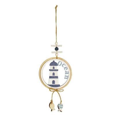Suspension Phare « Océan », 20 cm