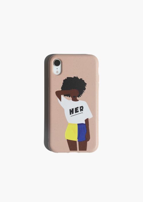 Eco-Friendly Phone Case For iPhone 8 - Black girl - HER