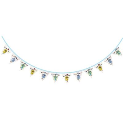 Banderines de casetas de playa, 2 m