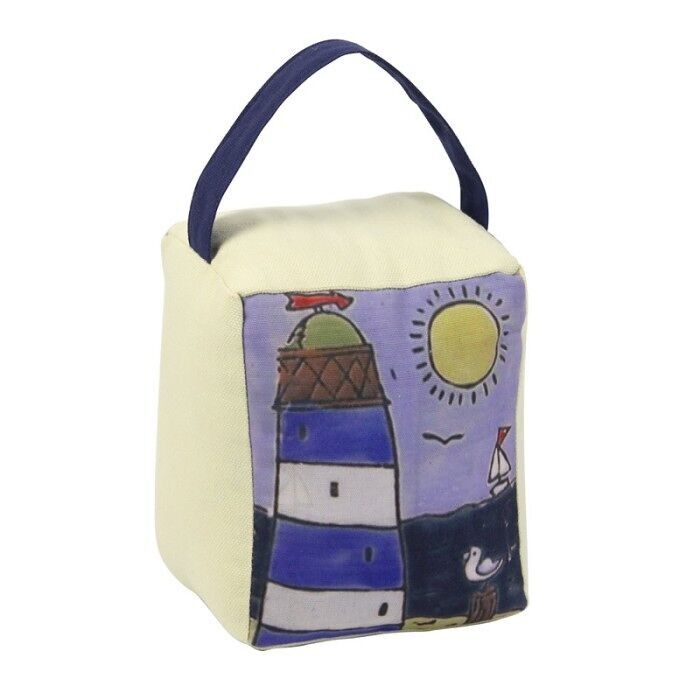 Fermaporta con faro, 15 cm