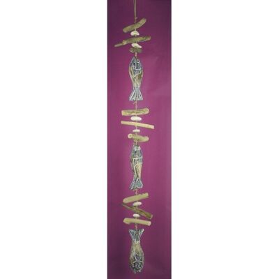 Decorazione da appendere a forma di pesce, 100 cm