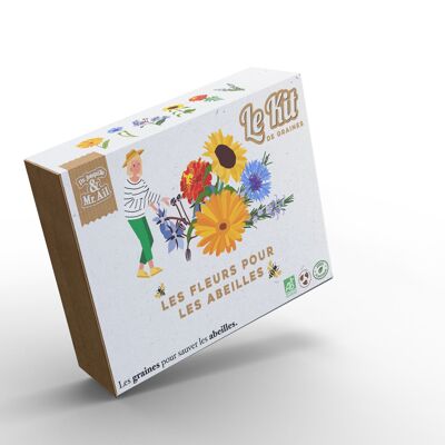 Flores para Abejas - Kit de Jardinería Temática
