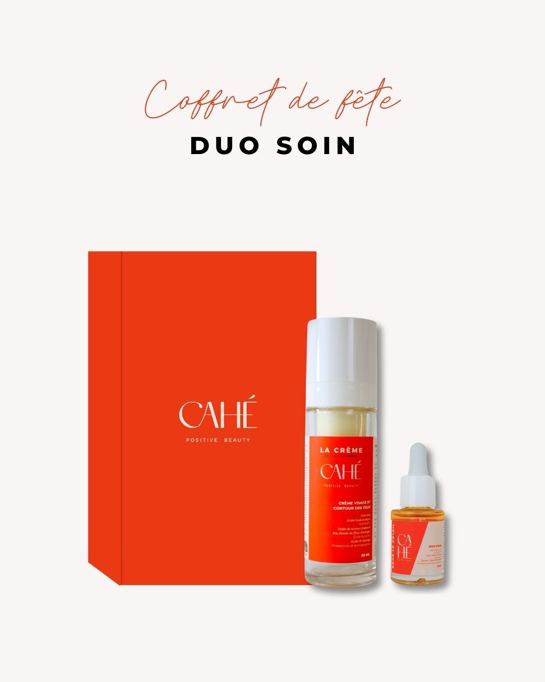 Holiday Gift Set - Duo of Facial Moisturizing Cream and Radiance-Boosting Facial Oil (Mother's Day Gift)