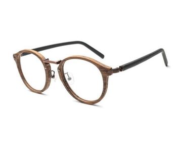 Eco-Friendly Anti Blue Light Glasses Brown Black 6