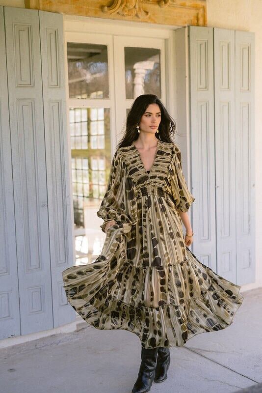 ABITO LUNGO LILI GREEN