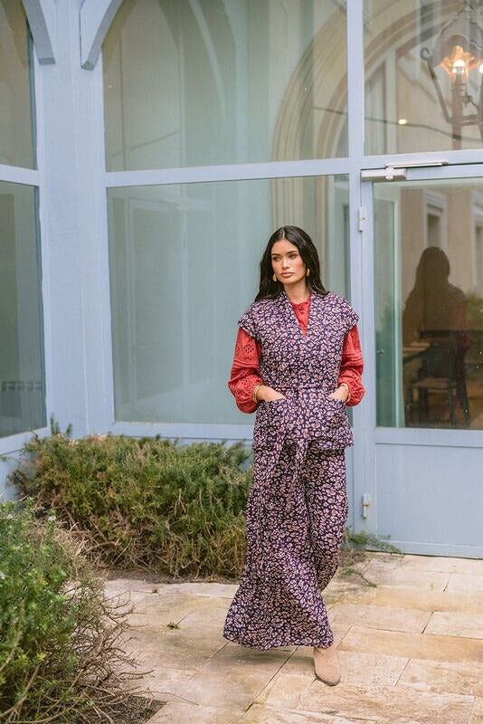 PANTALONI VIOLA SAVANNA