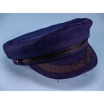 Gorra bretona, azul marino, tallas 57-60 cm