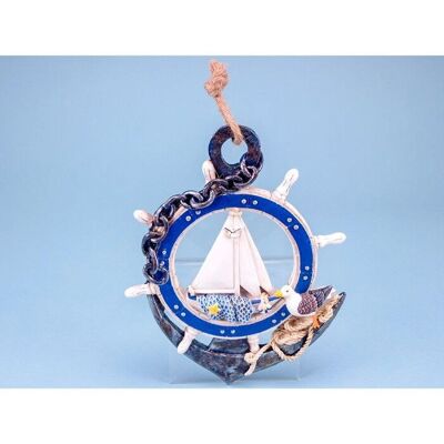 Percha de ancla para yate, 19 cm