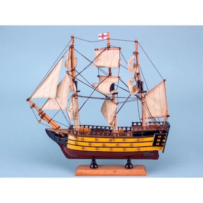 HMS Victory sur socle 33x33cm