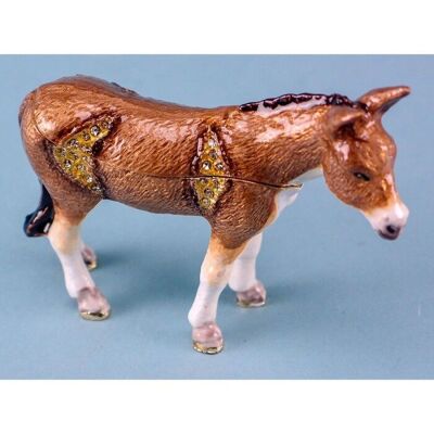 Asino cloisonné, 10x7.5cm