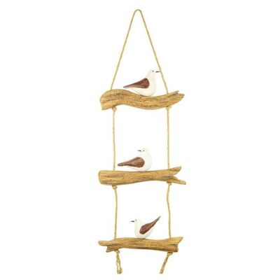 Uccelli su scala di corda, 45 cm