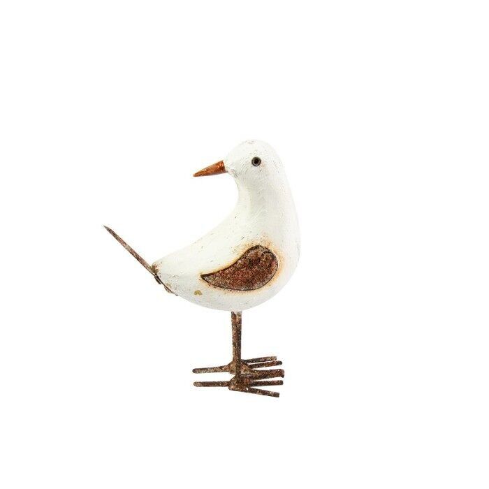 Gabbiano arrugginito che guarda indietro, 11 cm