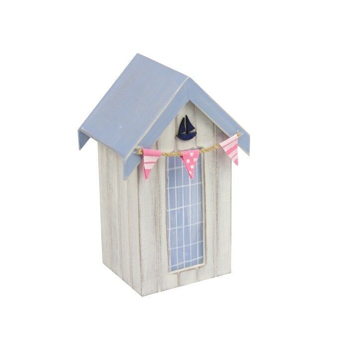 Tirelire en forme de cabane de plage (yacht), 16 cm