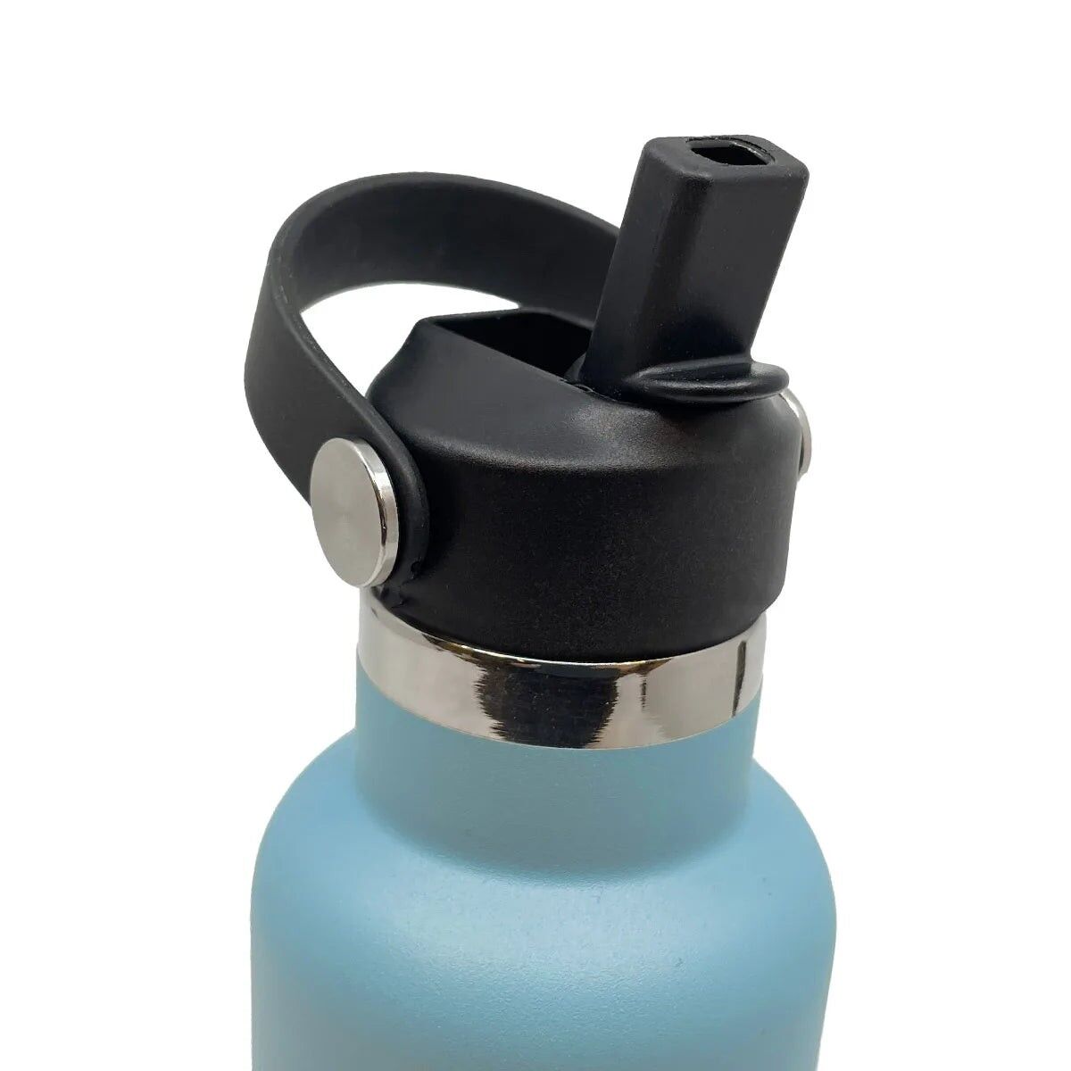 Tapa de pajita para botella - Negra