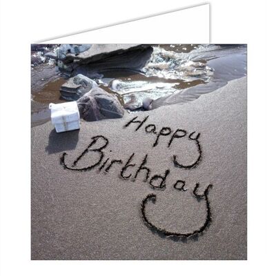 Biglietto di auguri SandScript "Buon compleanno"