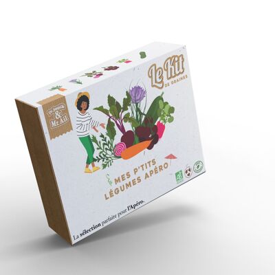 Le mie piccole verdure da antipasto - Kit di giardinaggio a tema