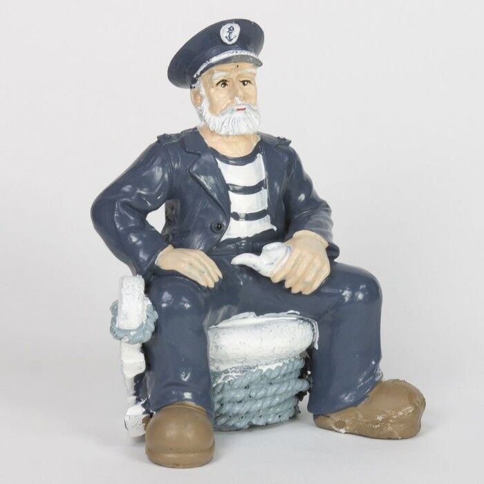Figurine de capitaine assis, 16 cm