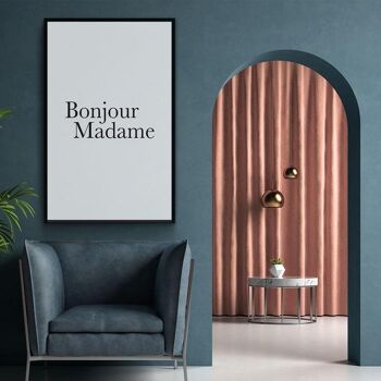 Bonjour Madame - Toile - 120 x 180 cm 3