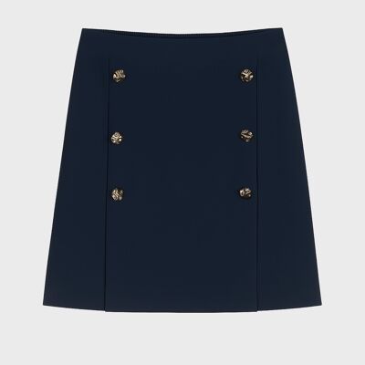 GONNA CORTA GATA blu navy